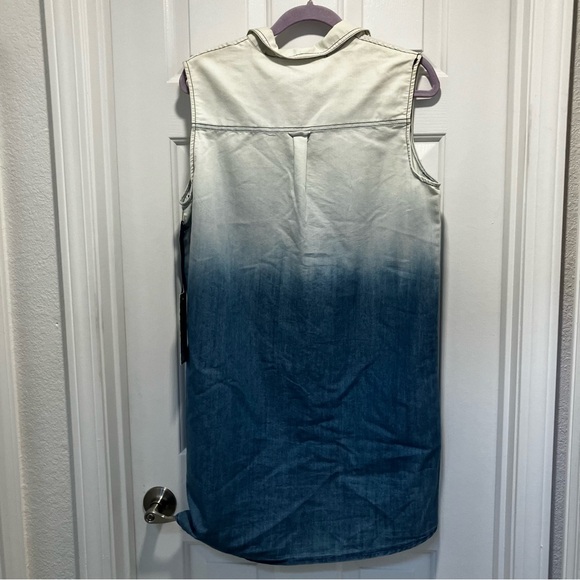 Women’s size L given kale knee length denim ombré dress new with tags!!! - Picture 3 of 13